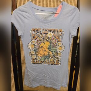 Blue Graphic Nature Tee